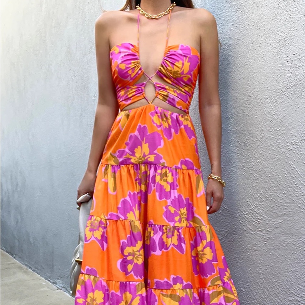 Runaway the Label Orchid Maxi dress
